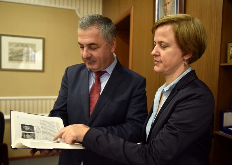 Prof. Obertreis an der Staatlichen Stoletow-Universität Wladimir (Russland)