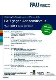 Zum Artikel "FAU gegen Antisemitismus"