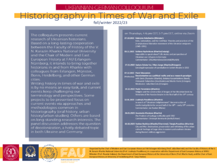 Zum Artikel "Ukrainisch-Deutsches Kolloquium // Ukranian-German Colloquium"